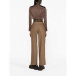 MARINE SERRE Trousers Beige Trousers