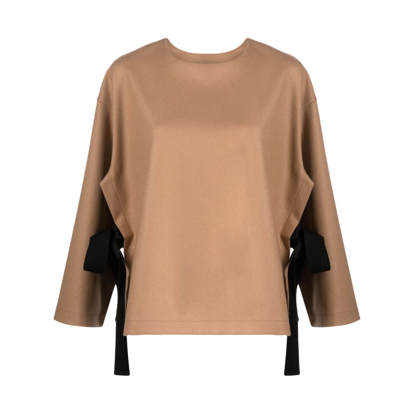 Erika Cavallini Semi-Couture Top Camel