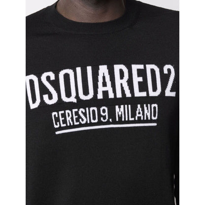 Dsquared2 Sweaters Black Topwear