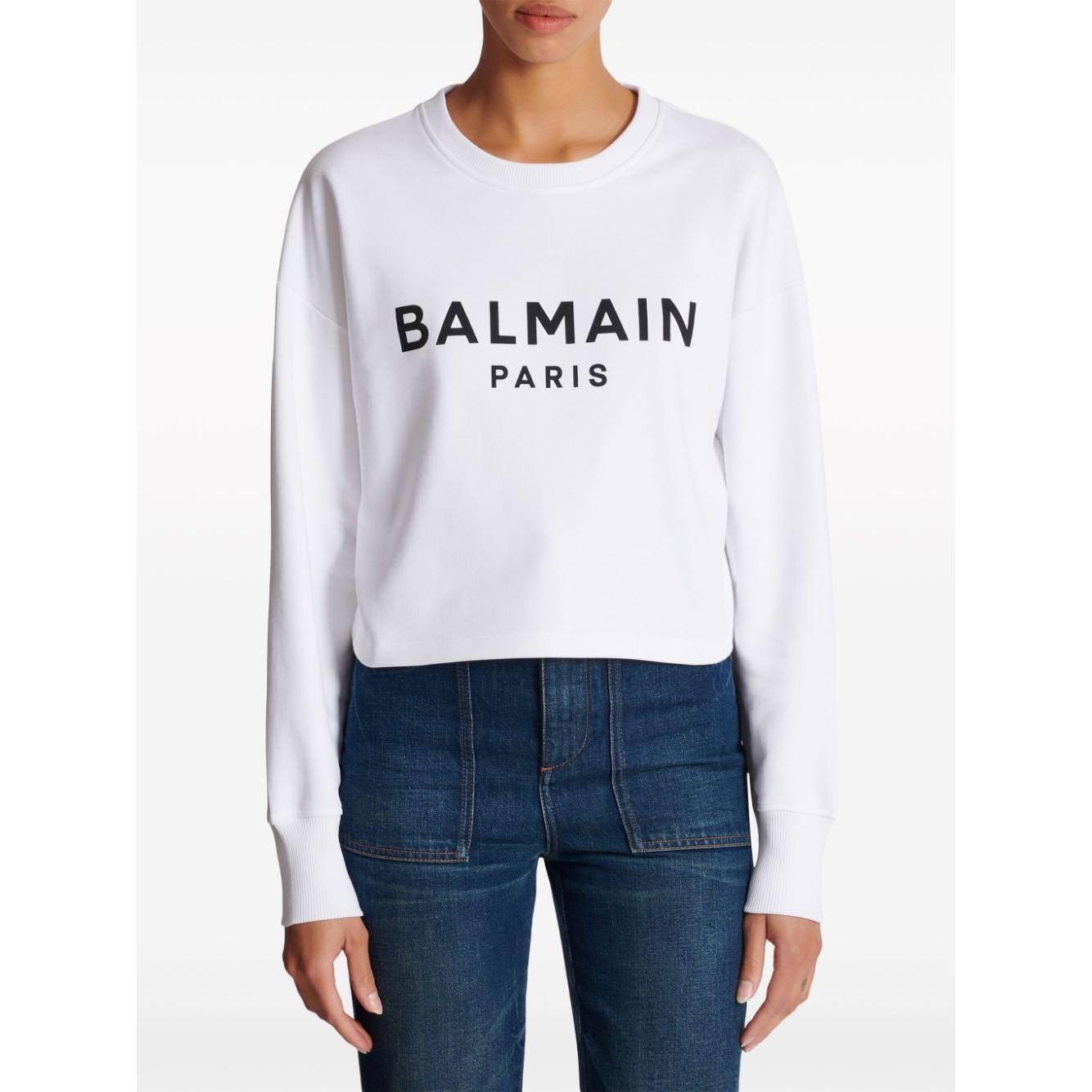 Balmain Sweaters White CF1JO065BB02GAB