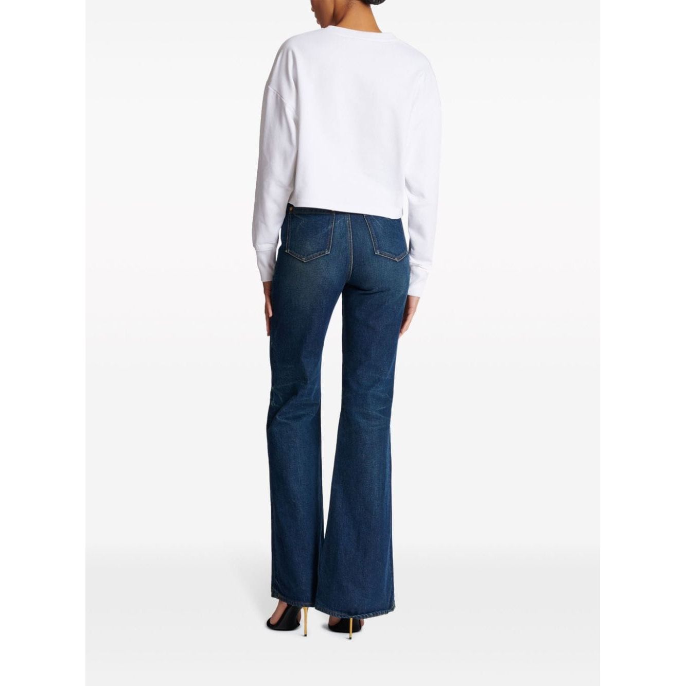 Balmain Sweaters White CF1JO065BB02GAB