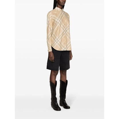 Burberry check motif shirt Shirts