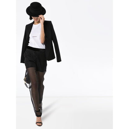 Saint Laurent logo print T-shirt