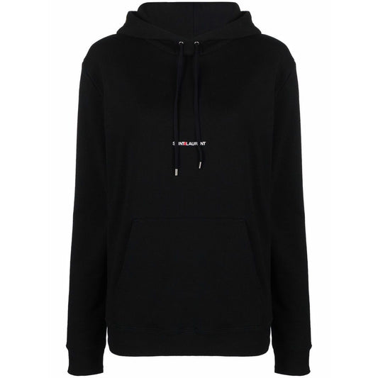 Saint Laurent Logo Print Hoodie