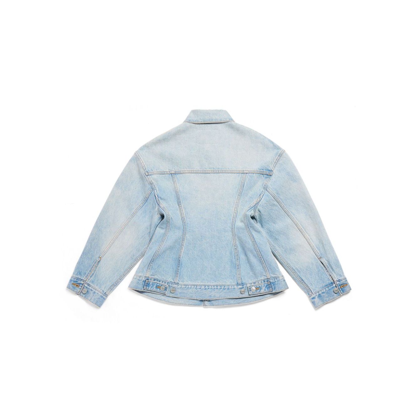 Balenciaga Hourglass silhouette denim jacket