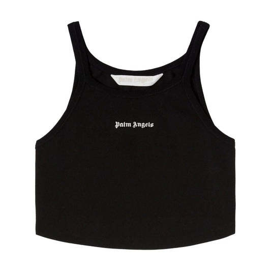 Palm Angels Top Black Topwear