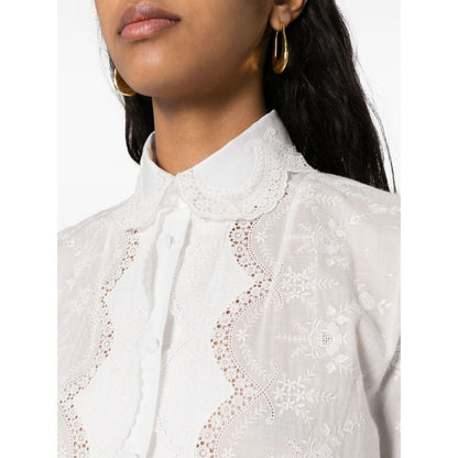 Ermanno Scervino Embroidered shirt dress