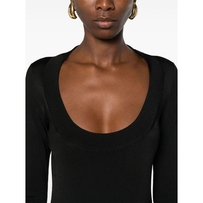 Saint Laurent Décolleté Mini Dress