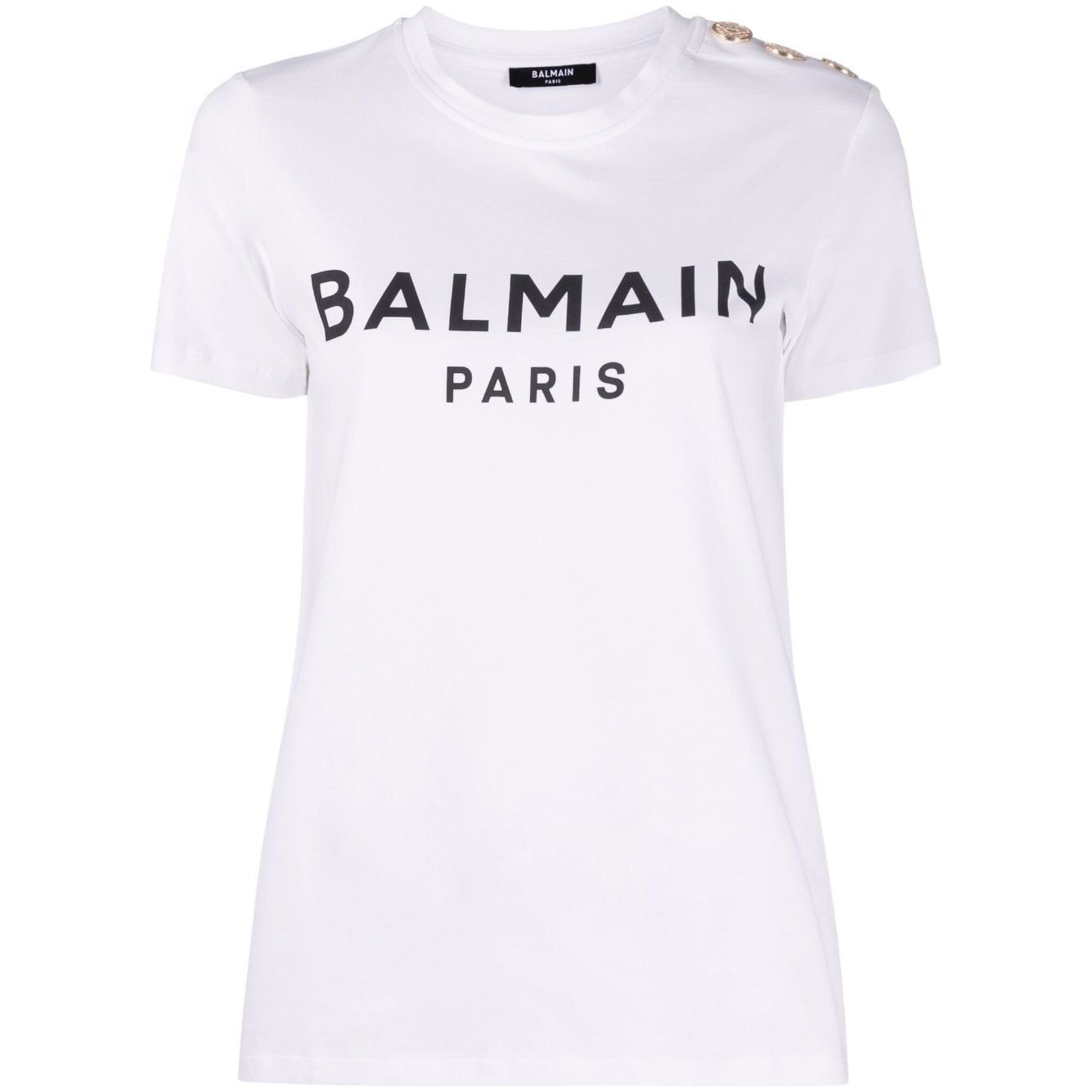 Balmain T-shirts and Polos White BF1EF005BB02GAB