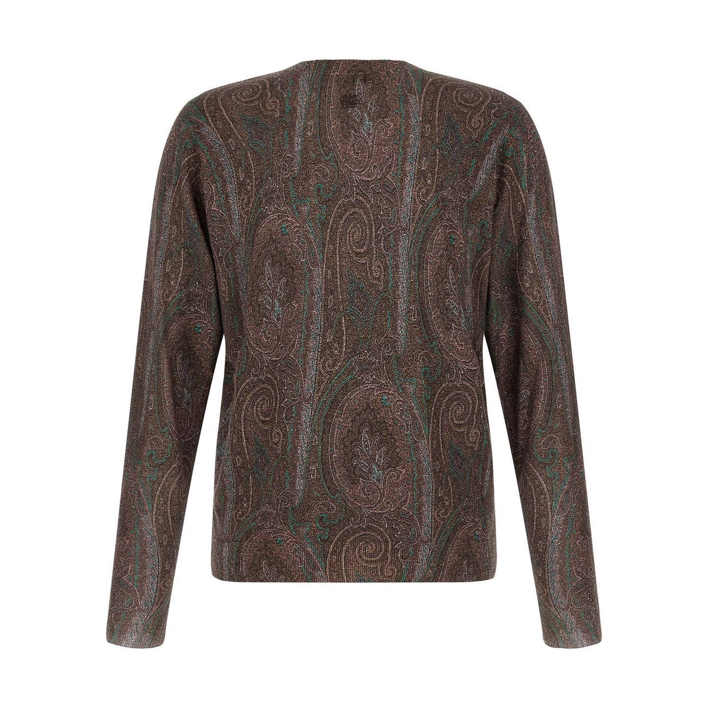 Etro Bordeaux Silk Cardigan