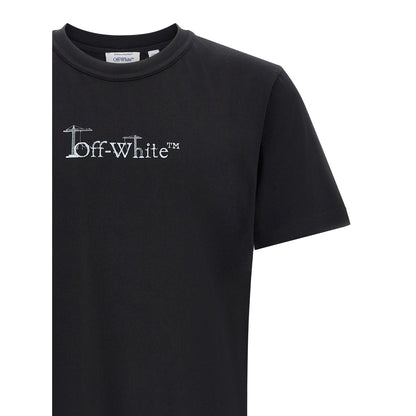 Off-White Black Cotton T-Shirt