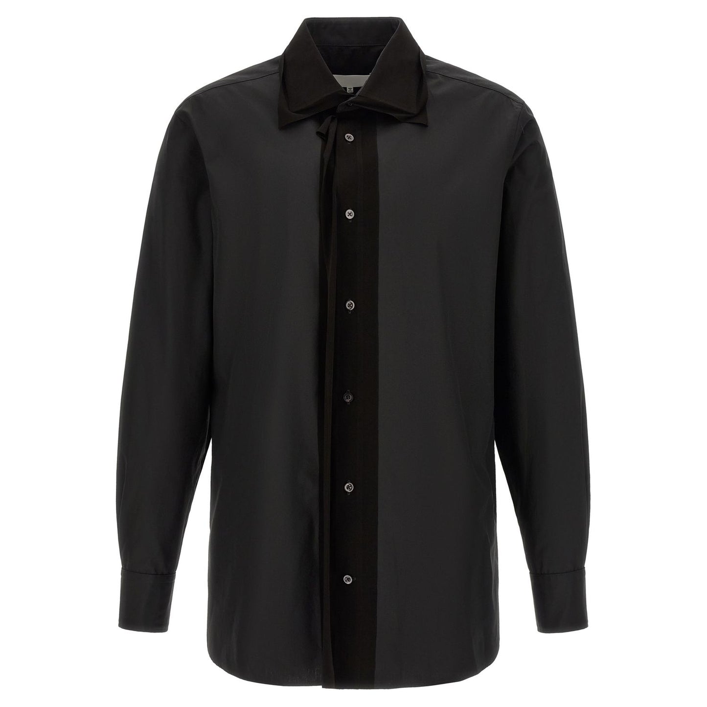 Maison Margiela Black Cotton Blouse