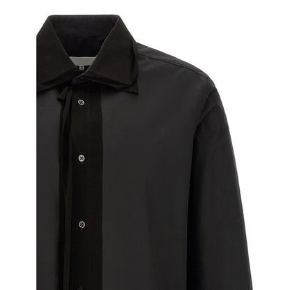 Maison Margiela Black Cotton Blouse