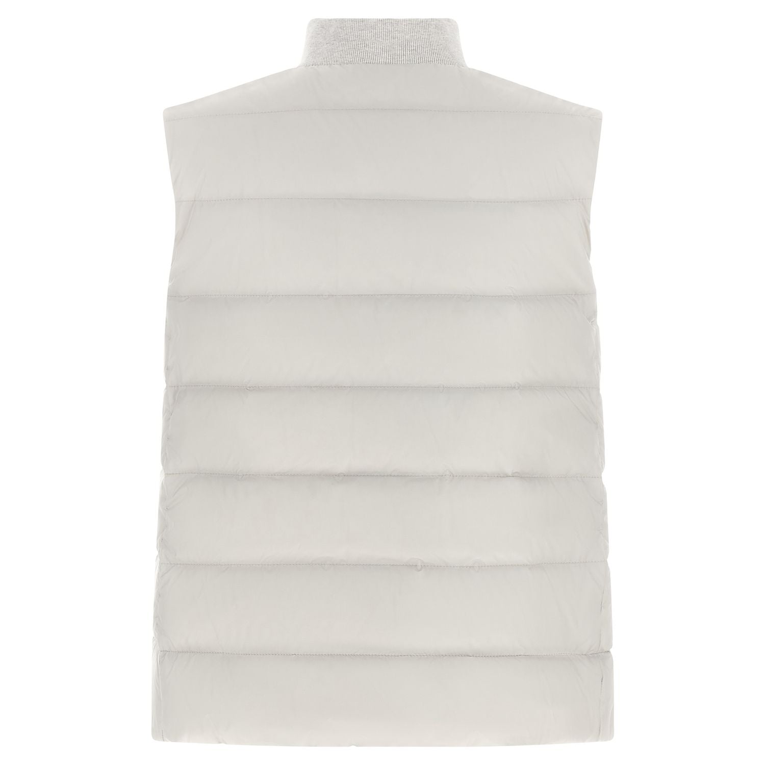 Brunello Cucinelli Gray Polyester Sleeveless Jacket