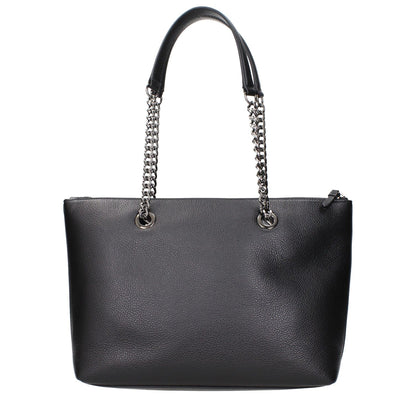 Jimmy Choo Black Leather Shoulder Bag