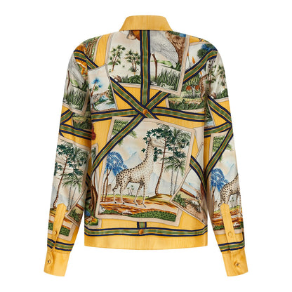 Gucci Multicolor Silk Blouse