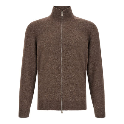 Brunello Cucinelli Brown Cashmere Cardigan