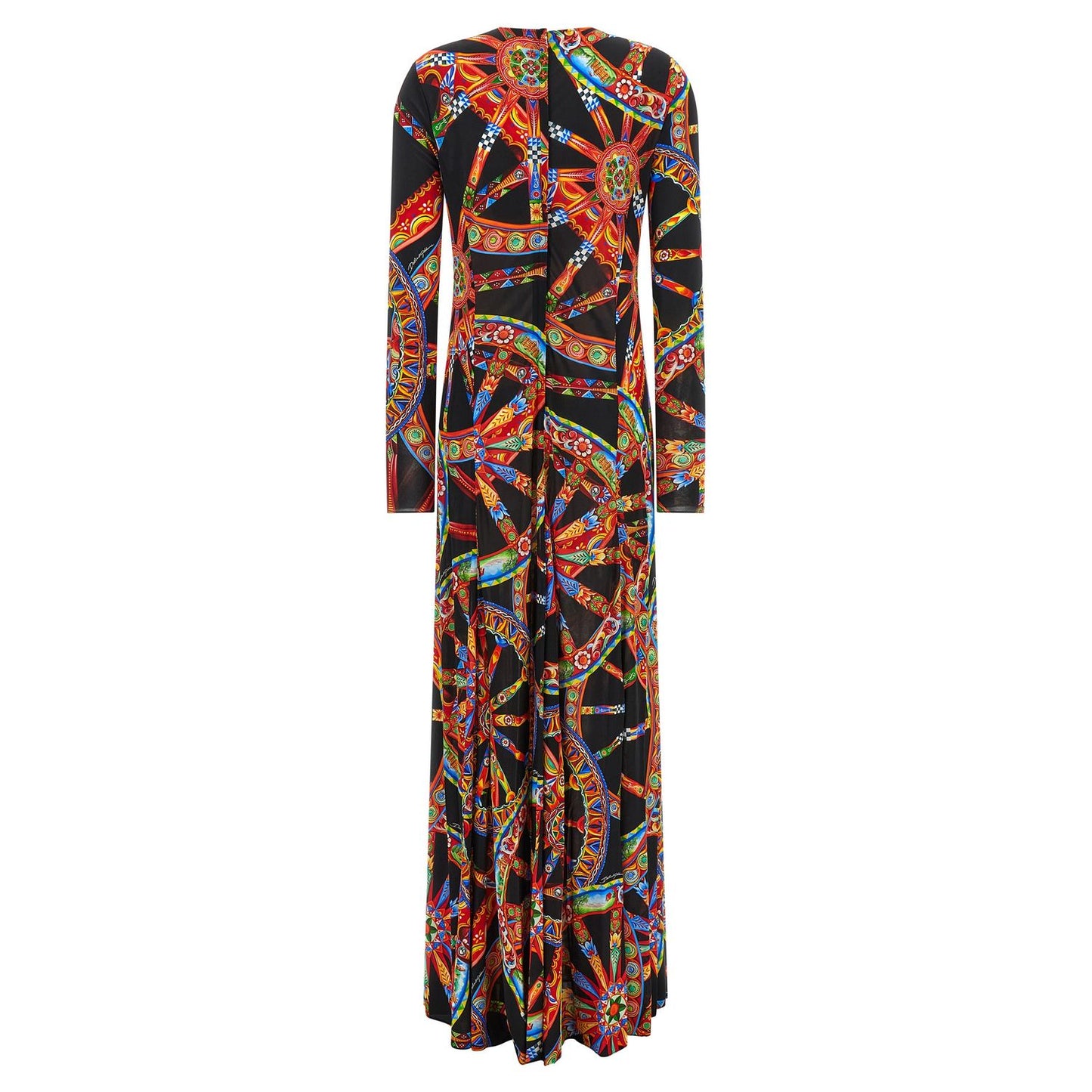 Dolce & Gabbana Multicolor Viscose Long Dress