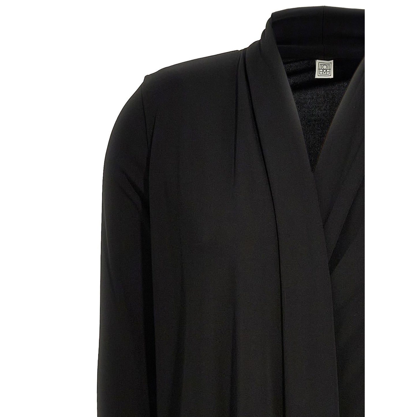 TOTEME Black Viscose Long Dress
