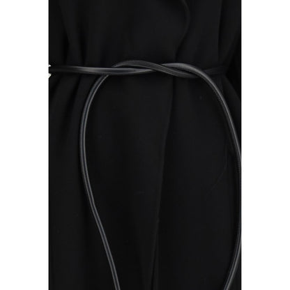 Max Mara Black Wool Oves Aries Coat