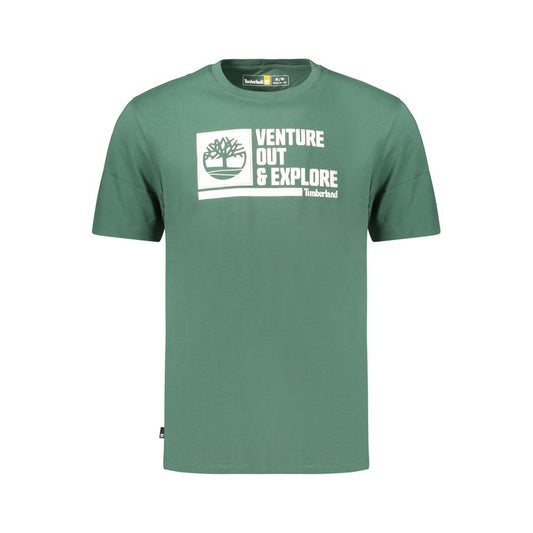 Timberland Green Cotton Men's T-Shirt