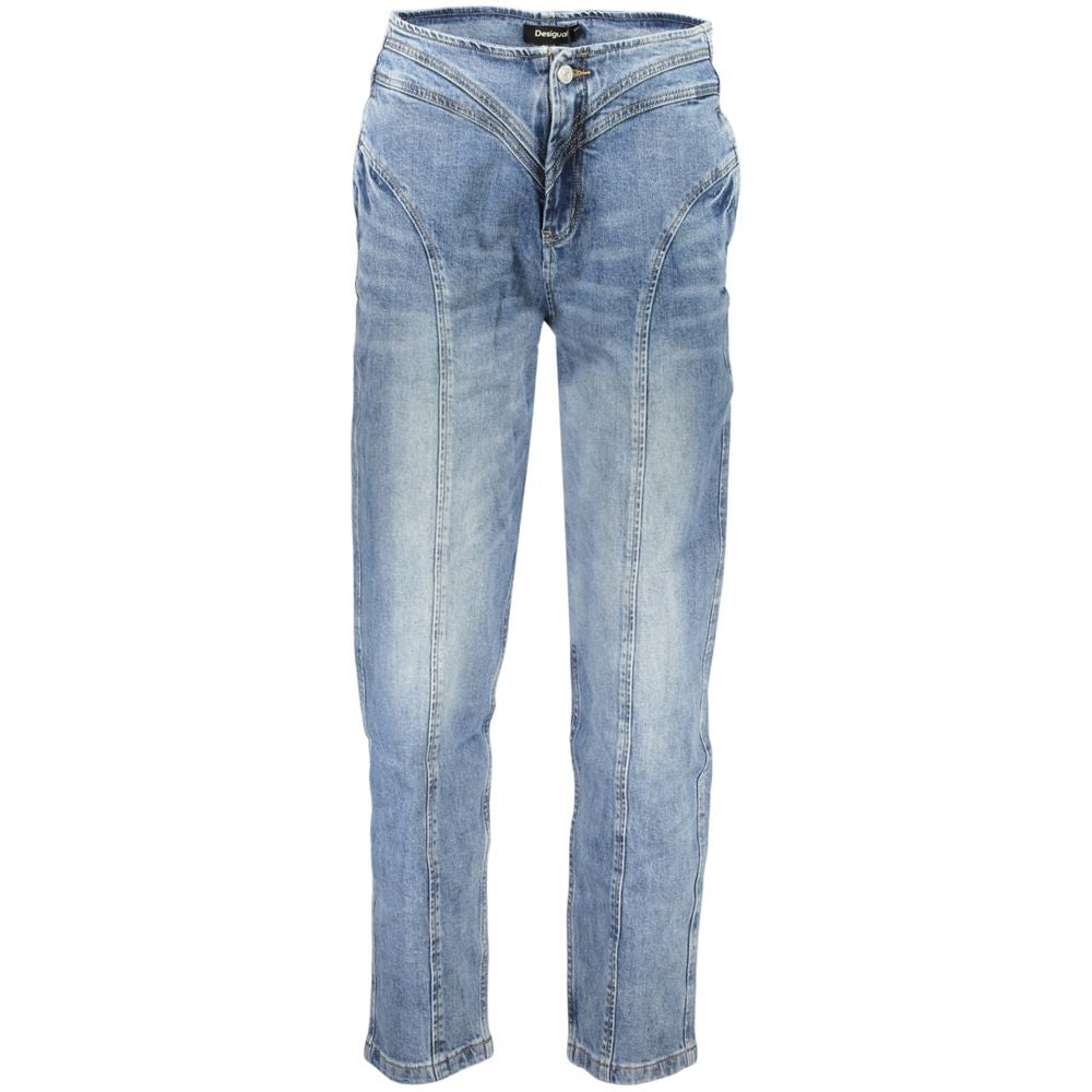 Desigual Azzurro Cotton Women's Jeans