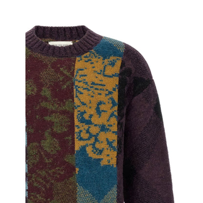 Dries Van Noten Multicolor Wool Cardigan