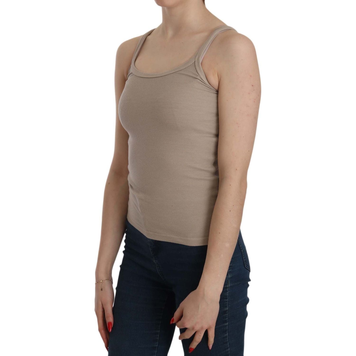 بلوزة قطنية أنيقة بأشرطة رفيعة من PINK MEMORIES