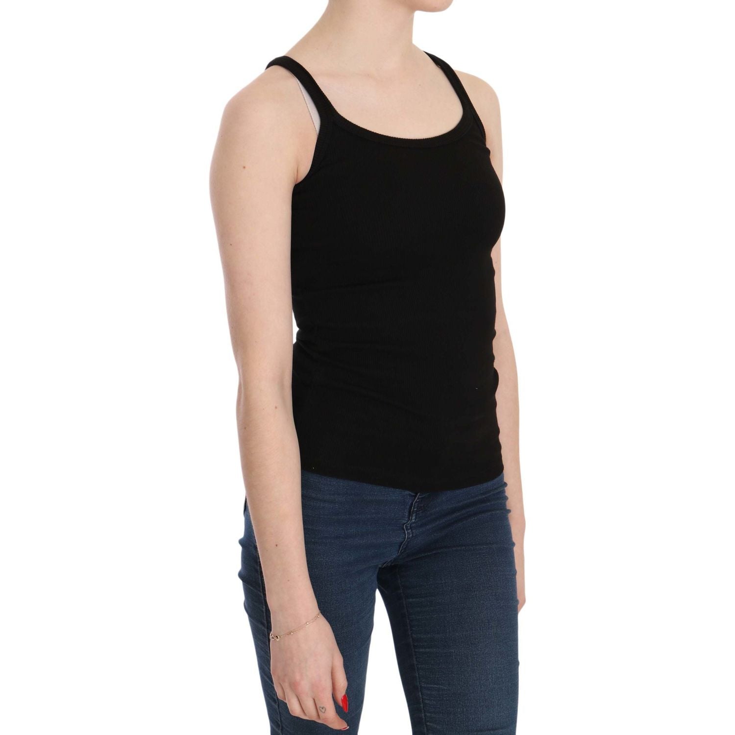 时尚无袖细肩带上衣