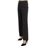 BENCIVENGA Black Striped Cotton Sretch Dress Trousers Pants Jeans & Pants