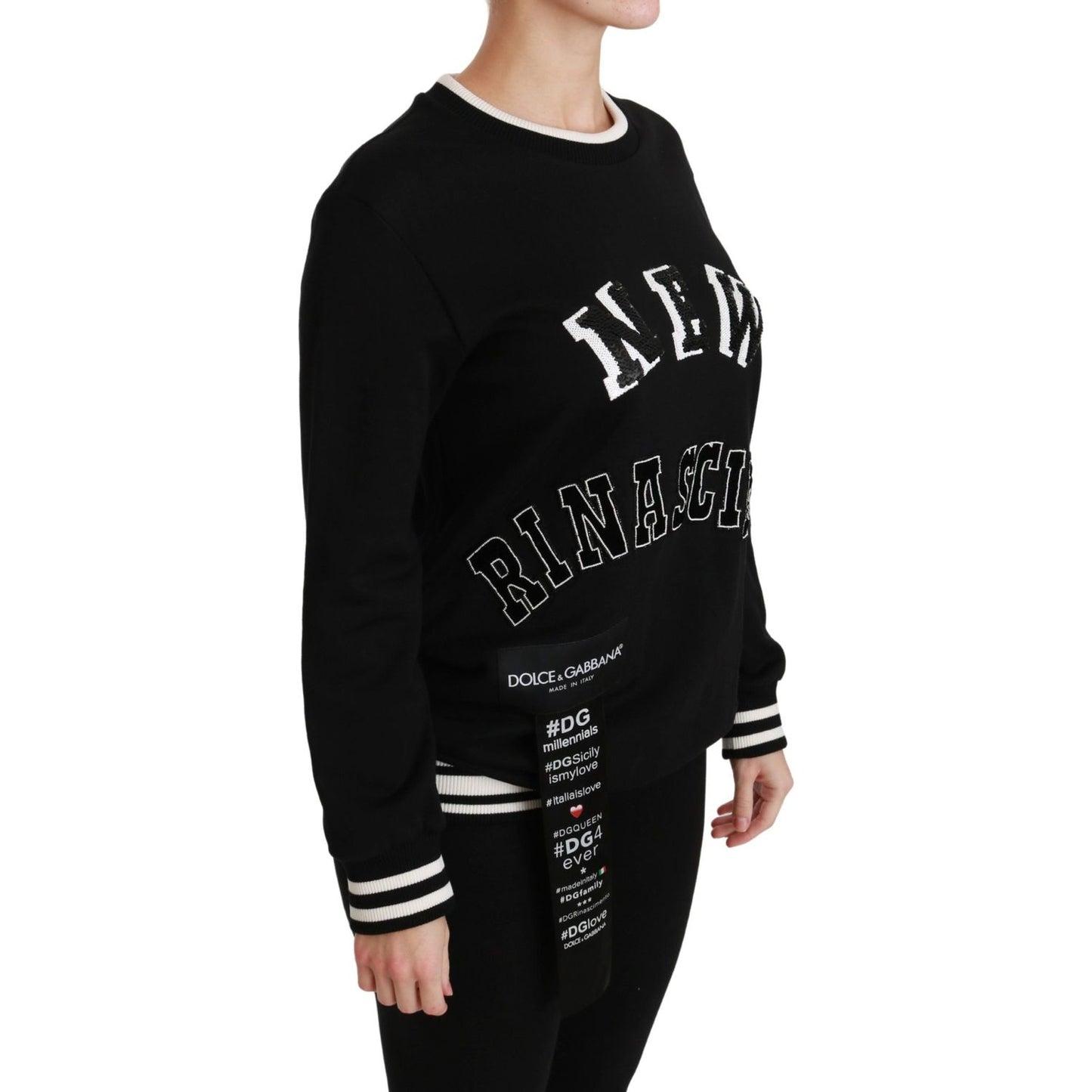 Dolce & Gabbana Black Rinascimento #DGmillennials Sweater