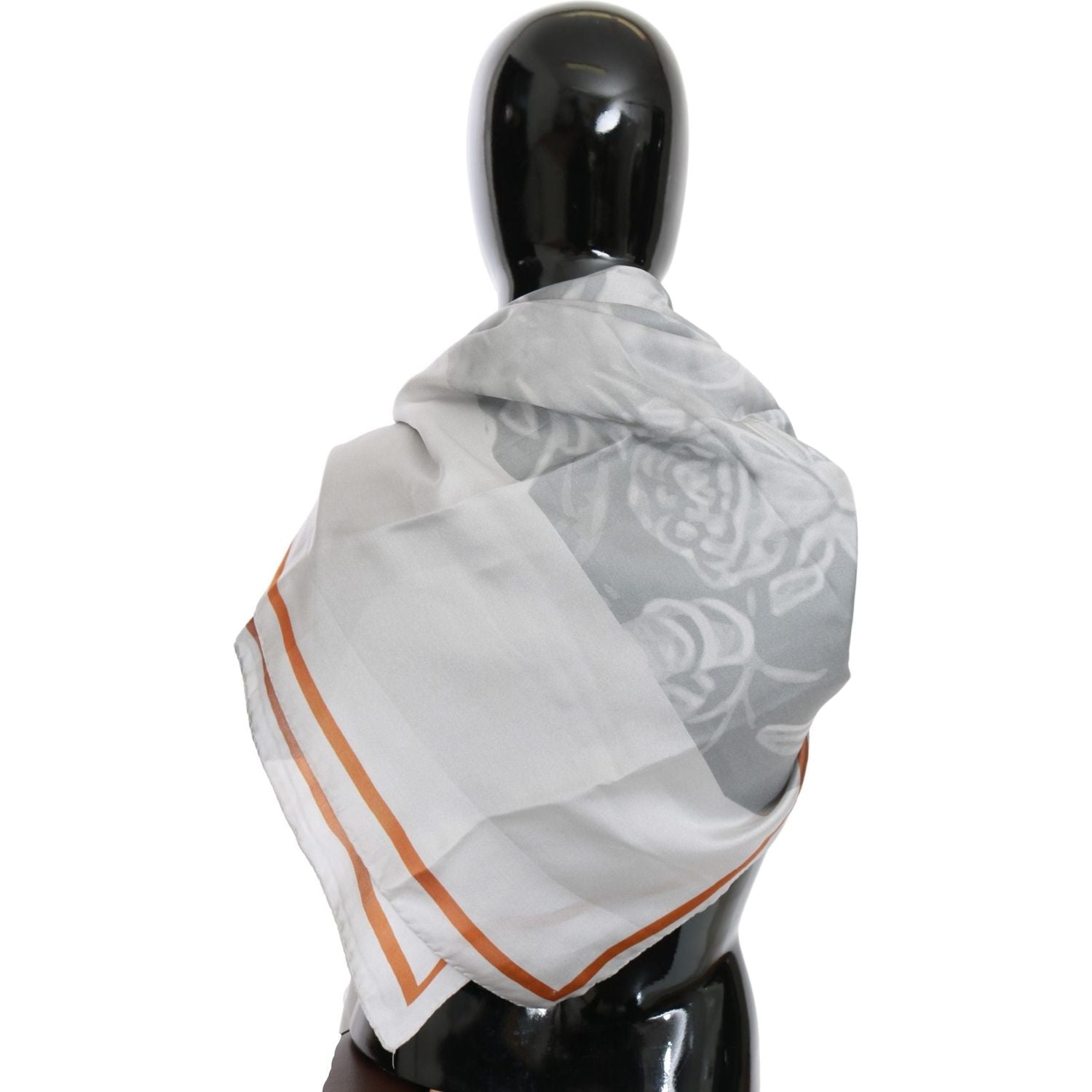 优雅真丝花卉围巾