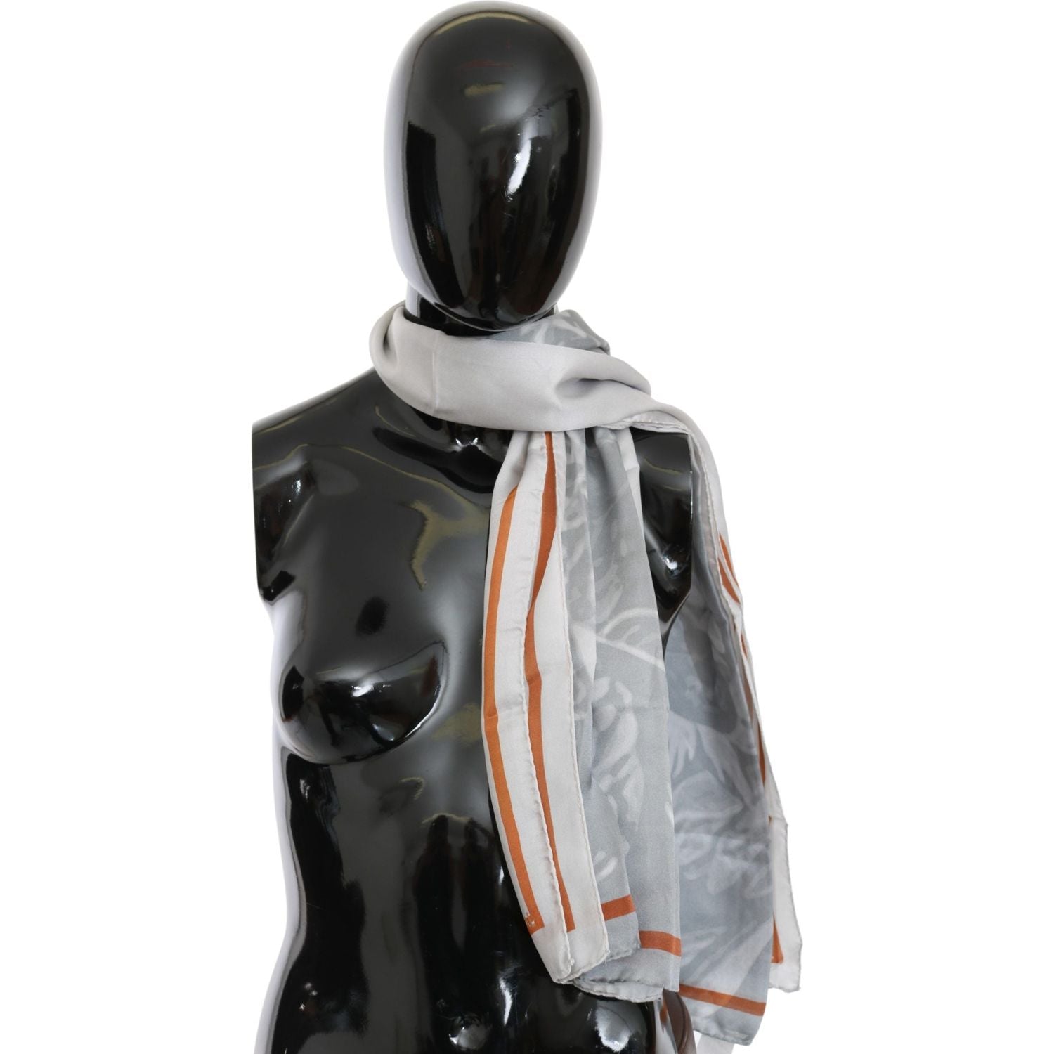 优雅真丝花卉围巾