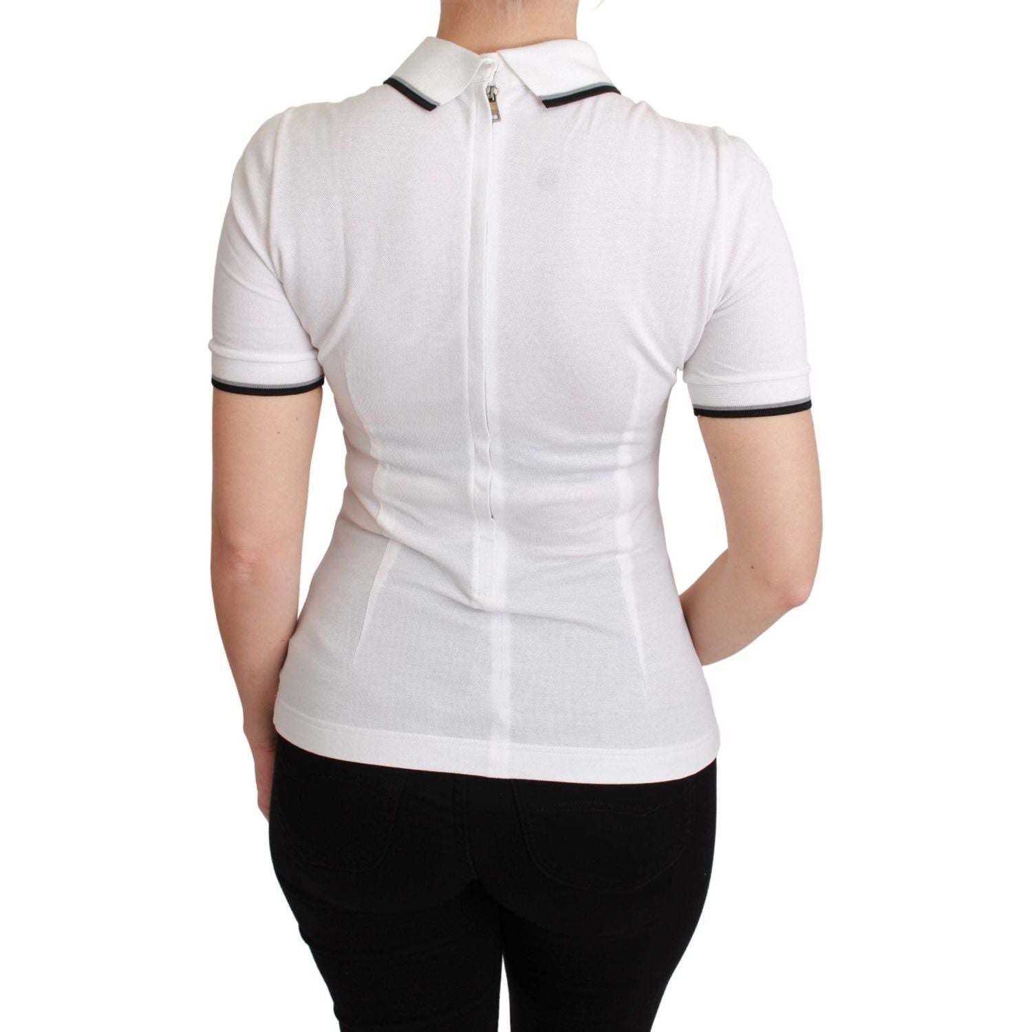 تي شيرت Dolce &amp; Gabbana Chic Polo Angel المطرز