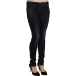 Acht Blue Washed Low Waist Skinny Denim Slim Trouser PAN71224-26