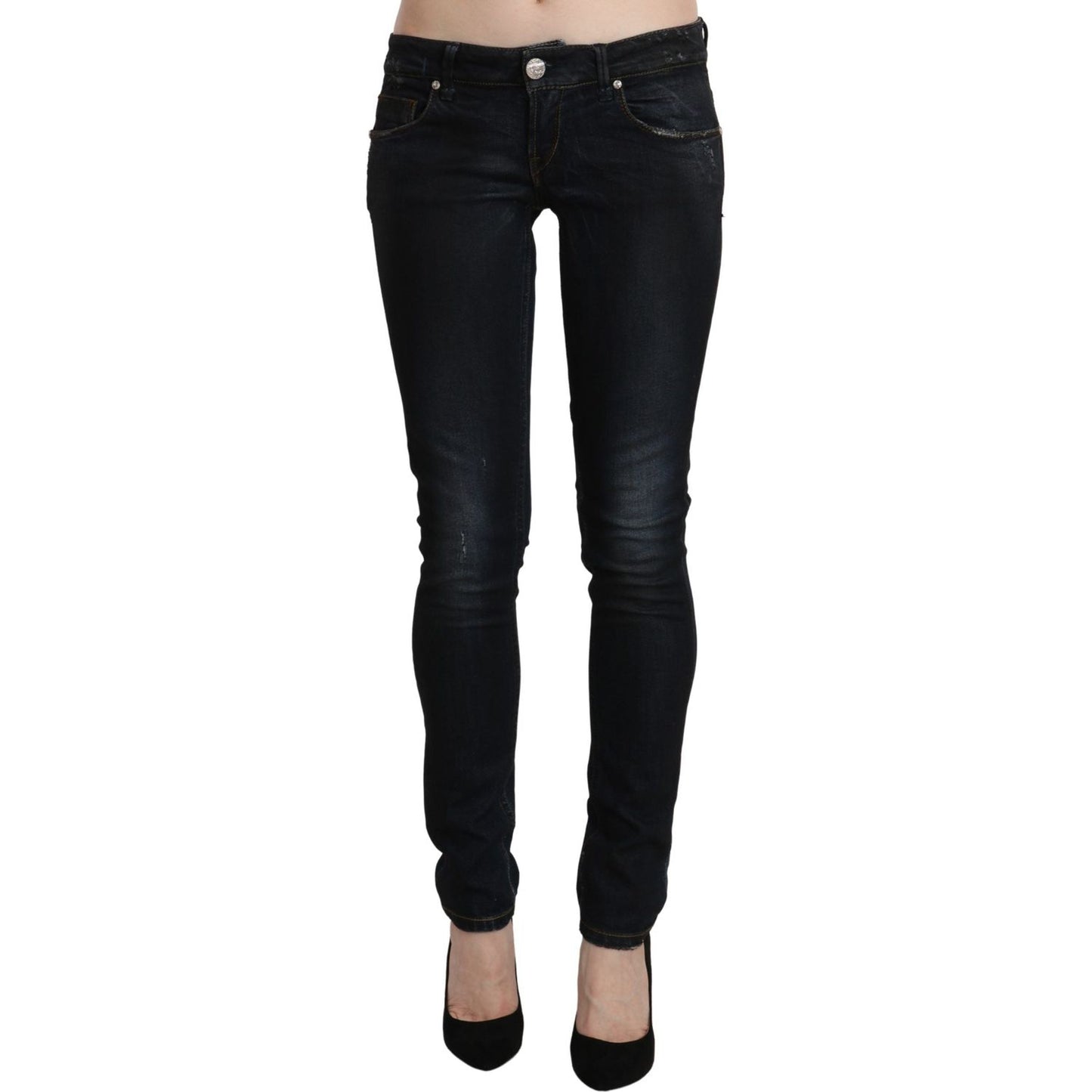Acht Blue Washed Low Waist Skinny Denim Slim Trouser PAN71224-26