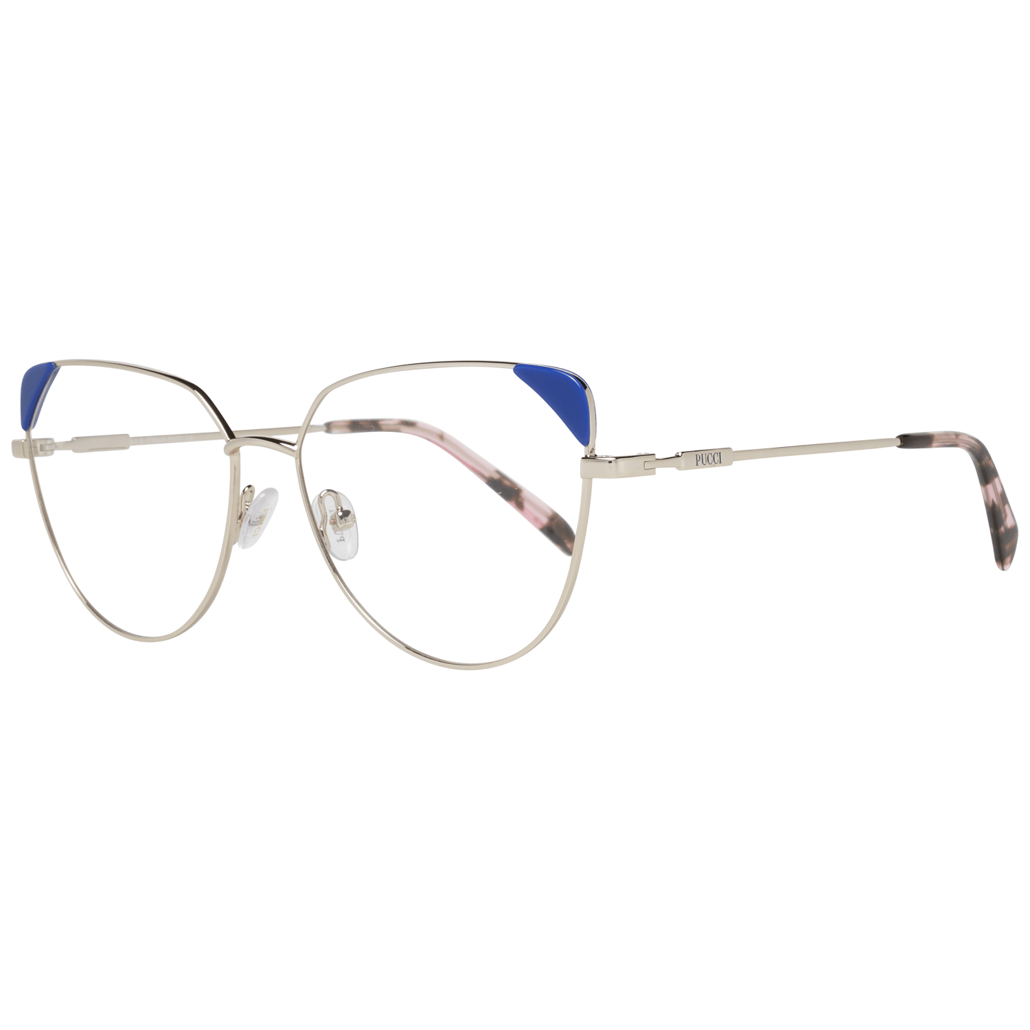 Emilio Pucci Gold Metal & Plastic Glasses (Frames)