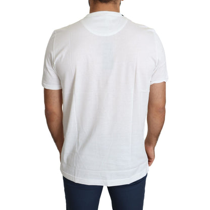Dolce & Gabbana White Saint Valentine Hearts Print Men T-shirt