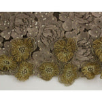 Lanre Da Silva Ajayi GOLD Long Lace Maxi Crystal Dress GSS10136-1