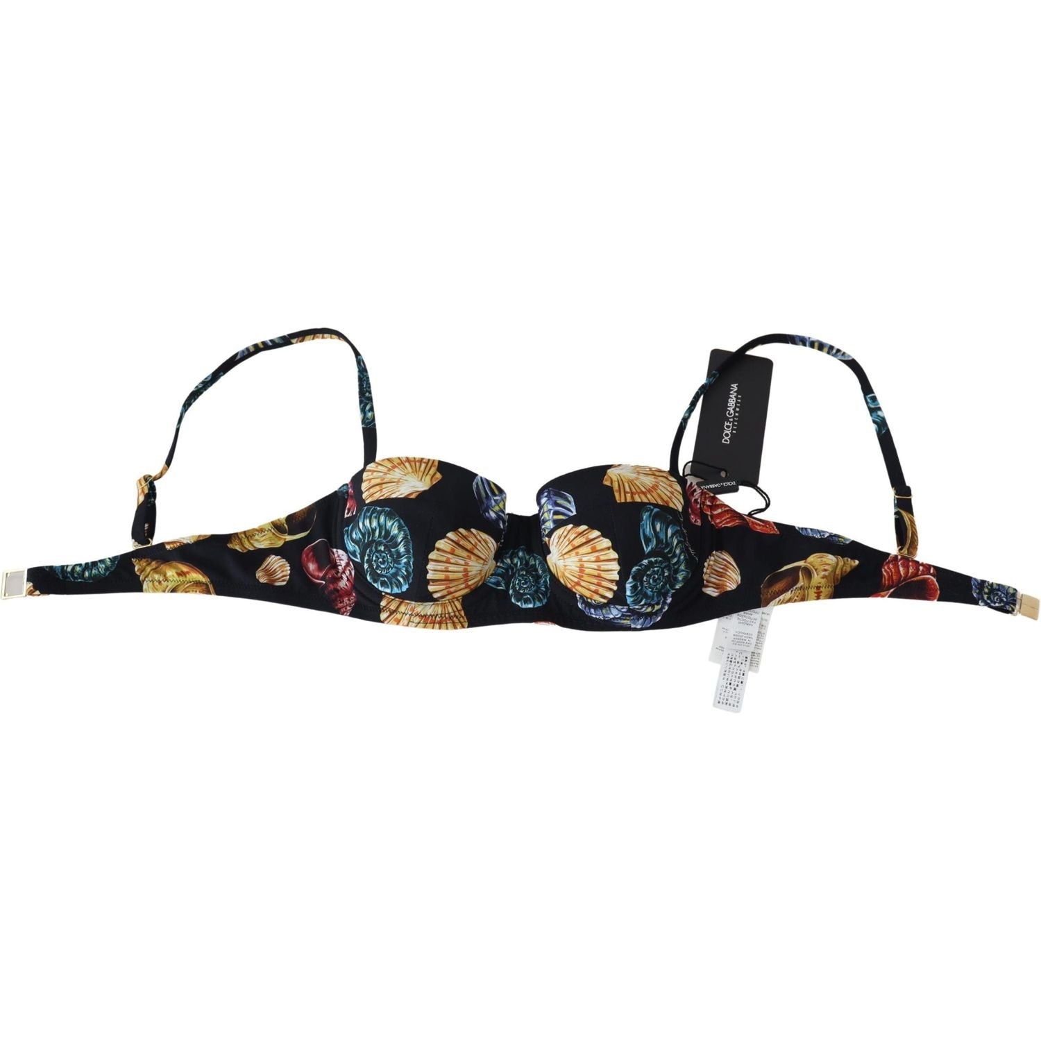 别致的贝壳印花比基尼上衣