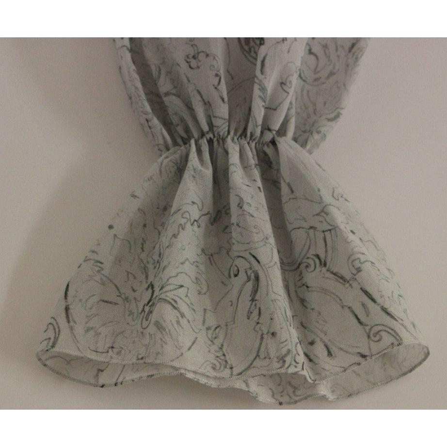 بلوزة تونيك قطنية زرقاء أنيقة من فيكا جازينسكايا