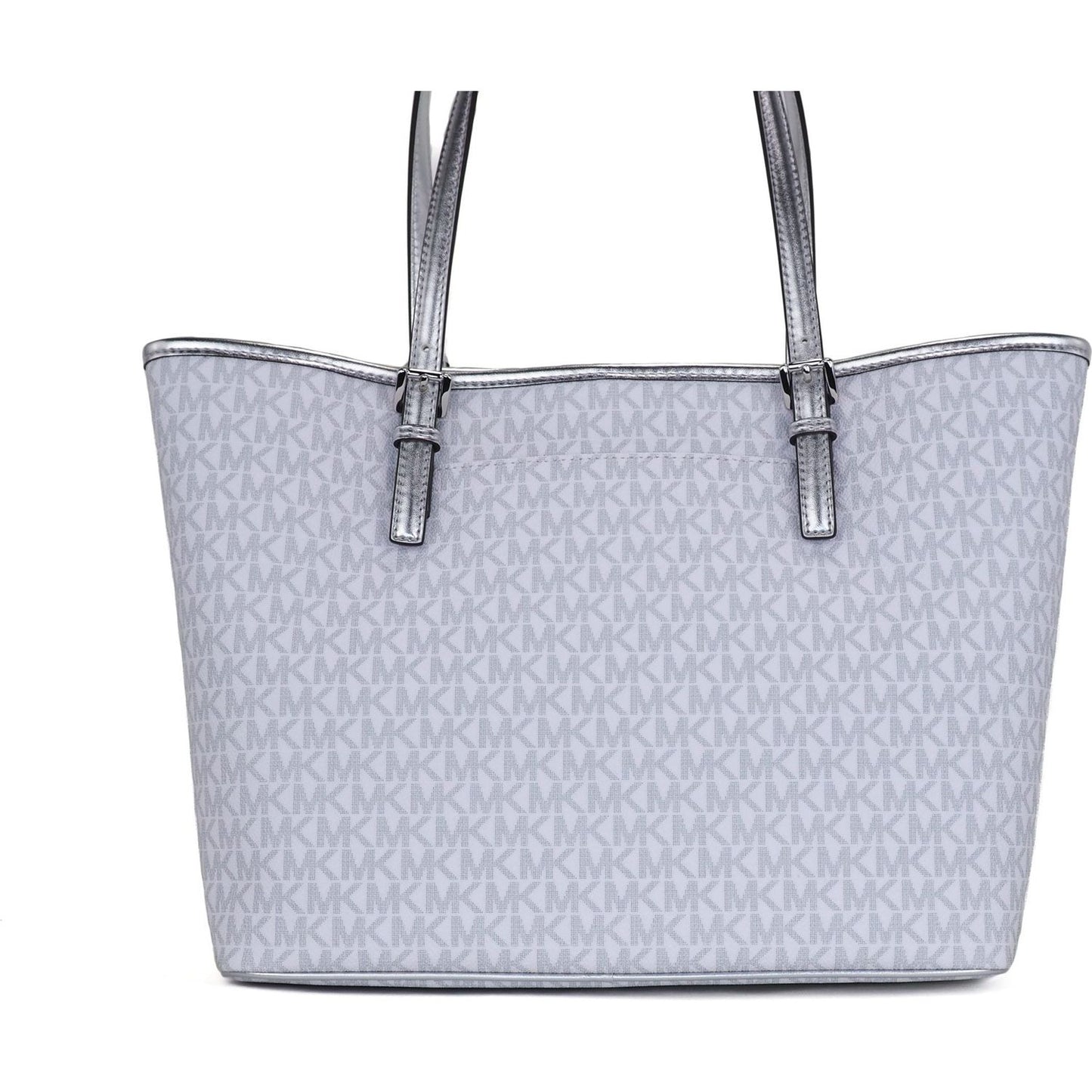 Michael Kors Jet Set Girls Print Medium Signature PVC Carryall Shoulder Tote Handbag (Bright White Multi) WOMAN TOTES