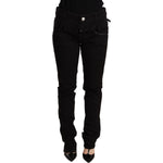 Acht Black Low Waist Skinny Denim Jeans Trouser PAN71240 -26