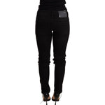 Acht Black Low Waist Skinny Denim Trouser PAN71244 -26