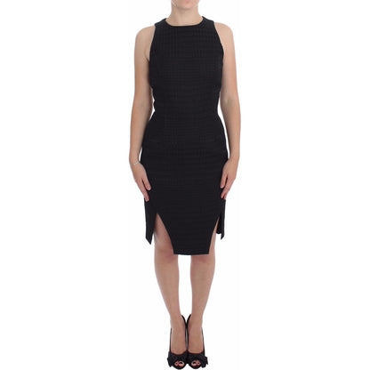 DAIZY SHELY Black Sheath Party Evening Knee Length Dress WOMAN DRESSES