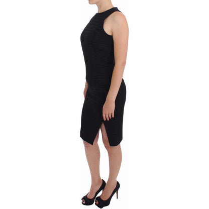 DAIZY SHELY Black Sheath Party Evening Knee Length Dress WOMAN DRESSES