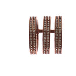 Nialaya Gold 925 Silver Clear CZ Pink Ring SIG19098- 52