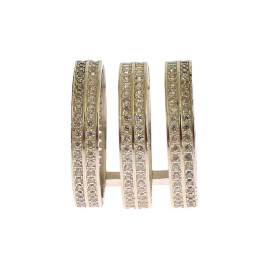 Nialaya Authentic Womens Clear CZ 925 Sterling Silver Ring SIG19073-49