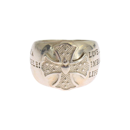 Nialaya Silver Cross Womens 925 Sterling Ring Ring