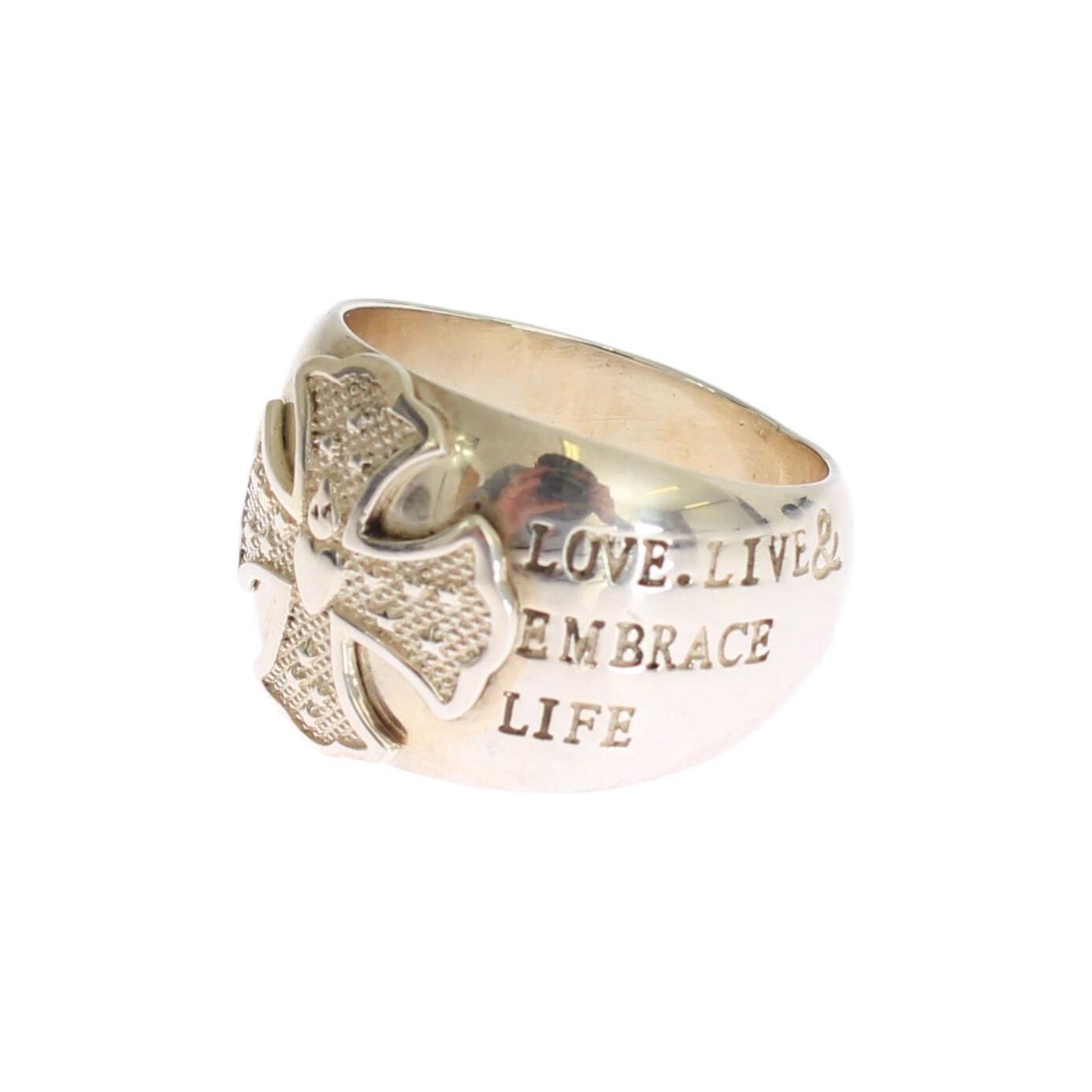 خاتم نيالايا الأنيق المصنوع من الفضة الإسترلينية